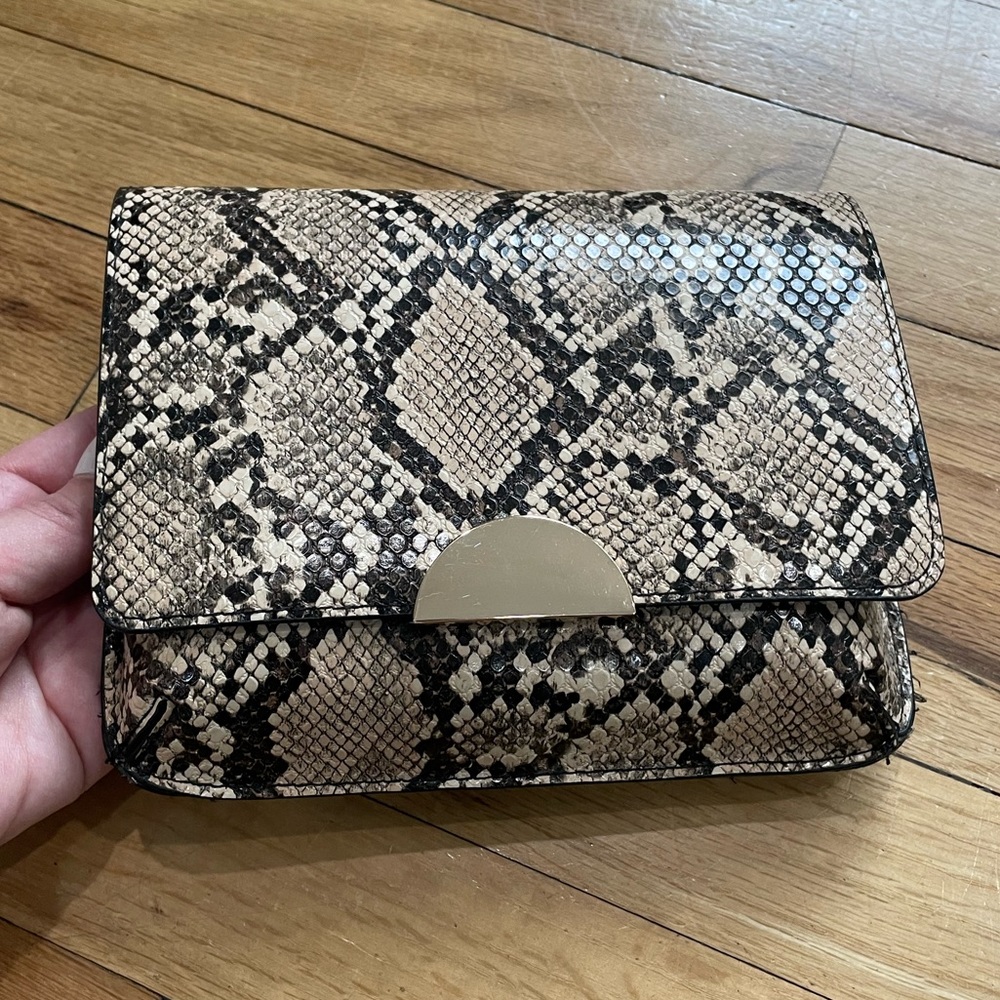 Faux Snakeskin purse